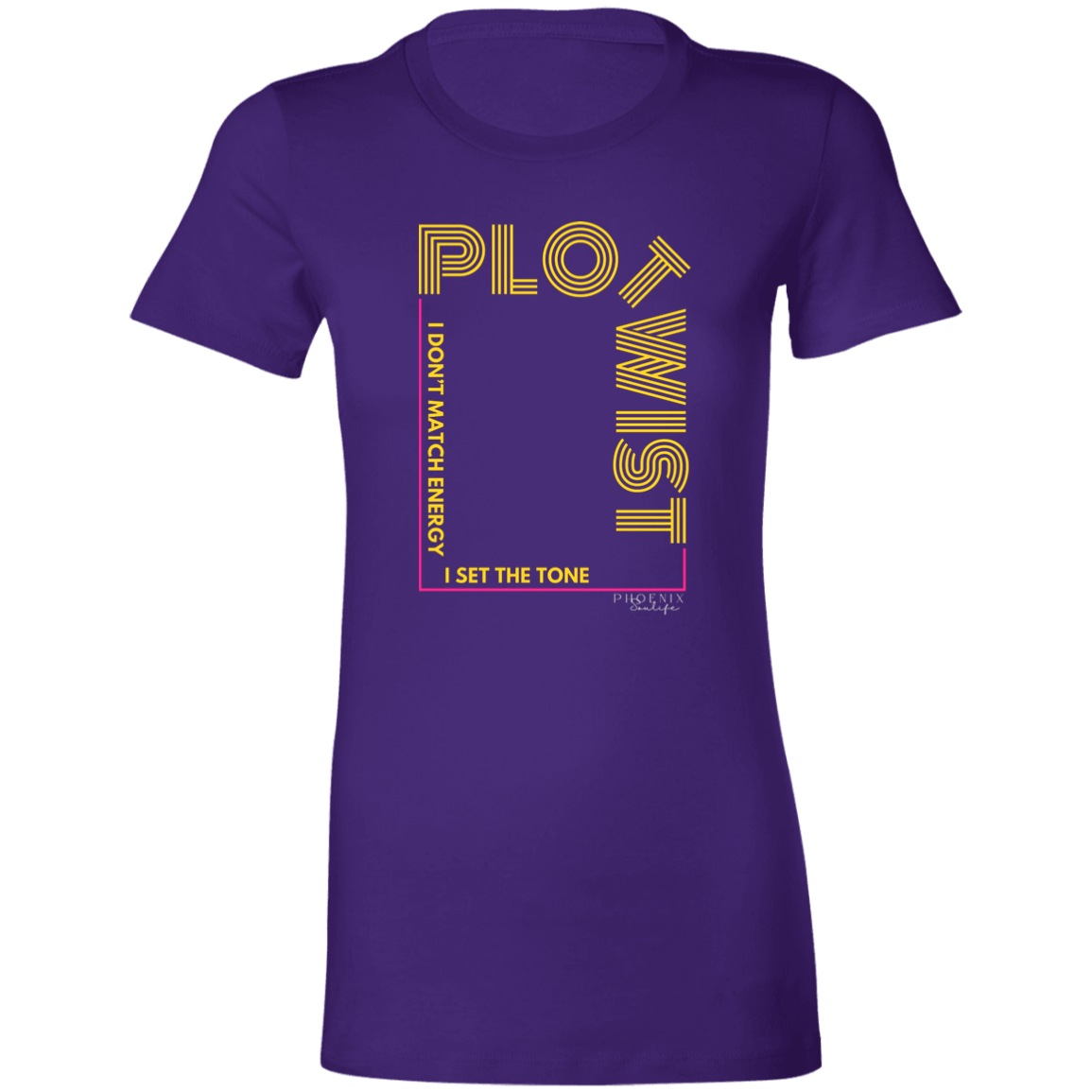 Plot Twist Fitted Tee