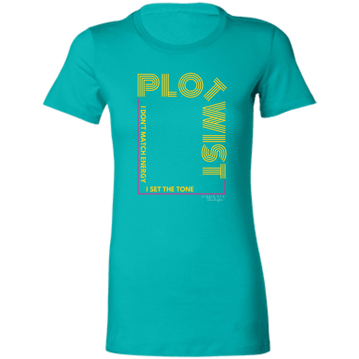 Plot Twist Fitted Tee