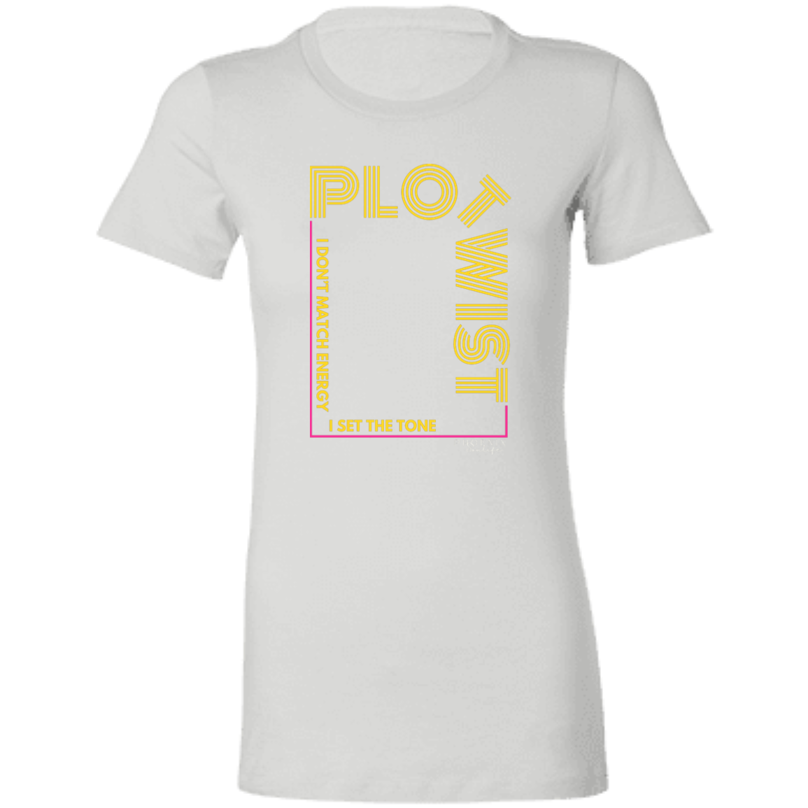Plot Twist Fitted Tee