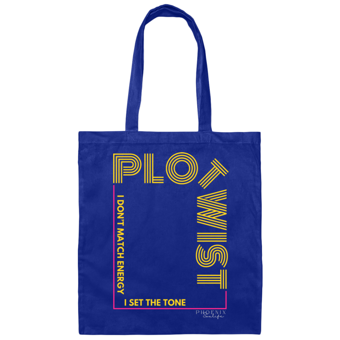 Plot Twist Canvas Tote Bag