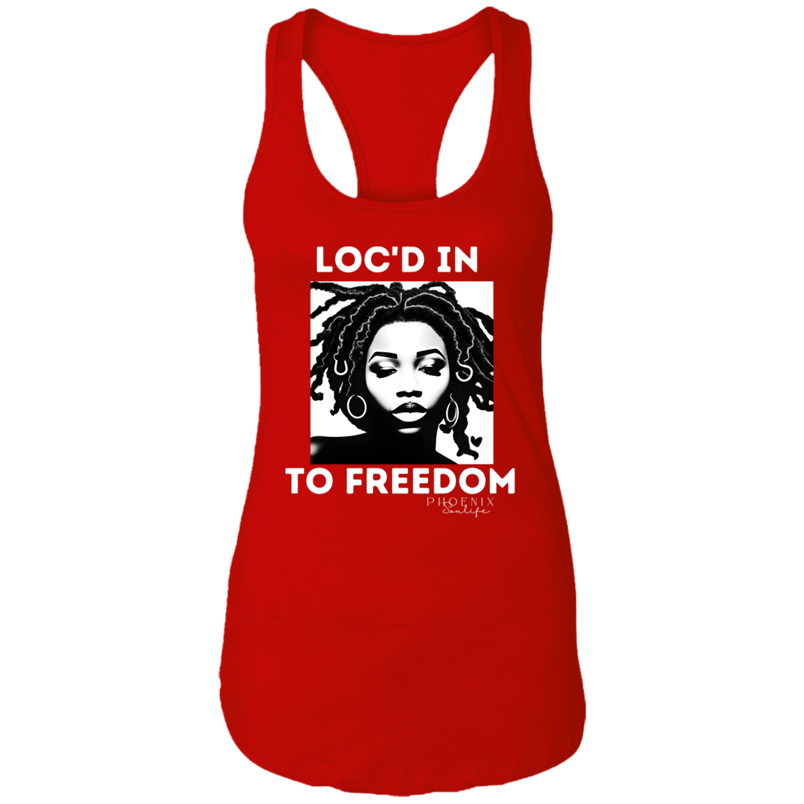 Loc'd Into Freedom Racerback Tank