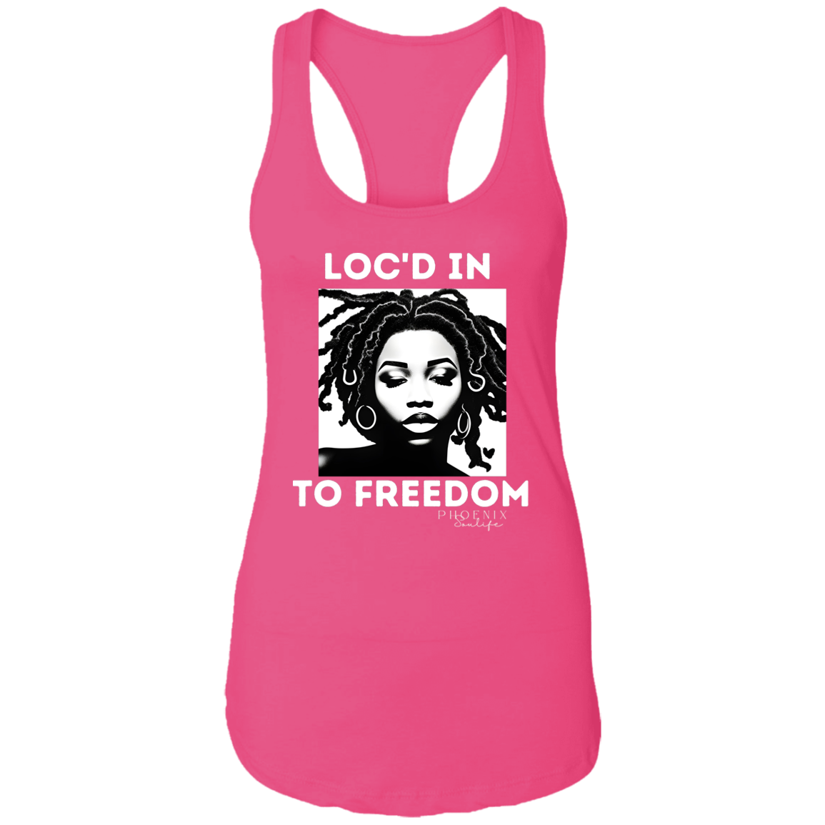 Loc'd Into Freedom Racerback Tank