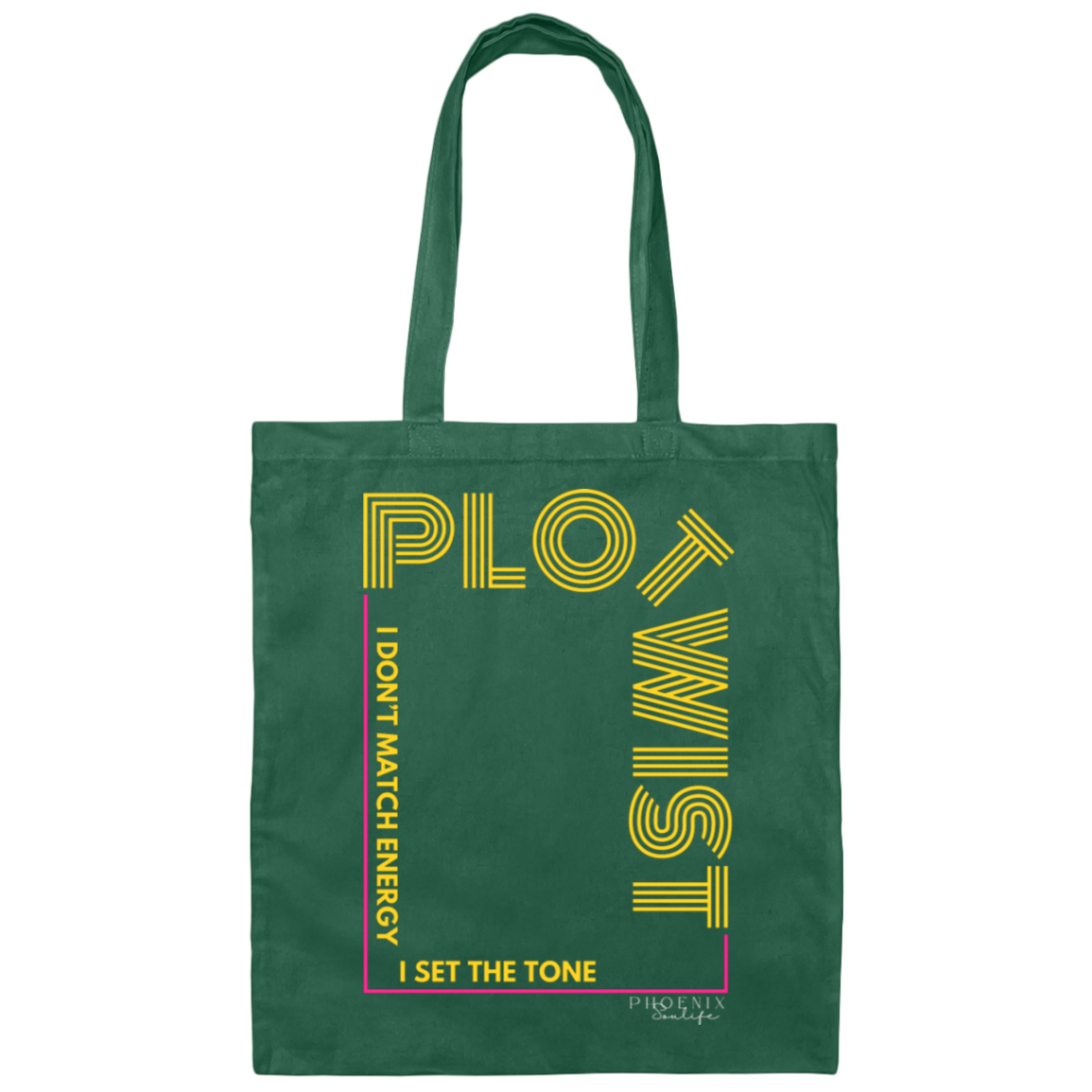 Plot Twist Canvas Tote Bag