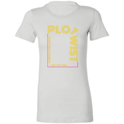 Plot Twist Fitted Tee