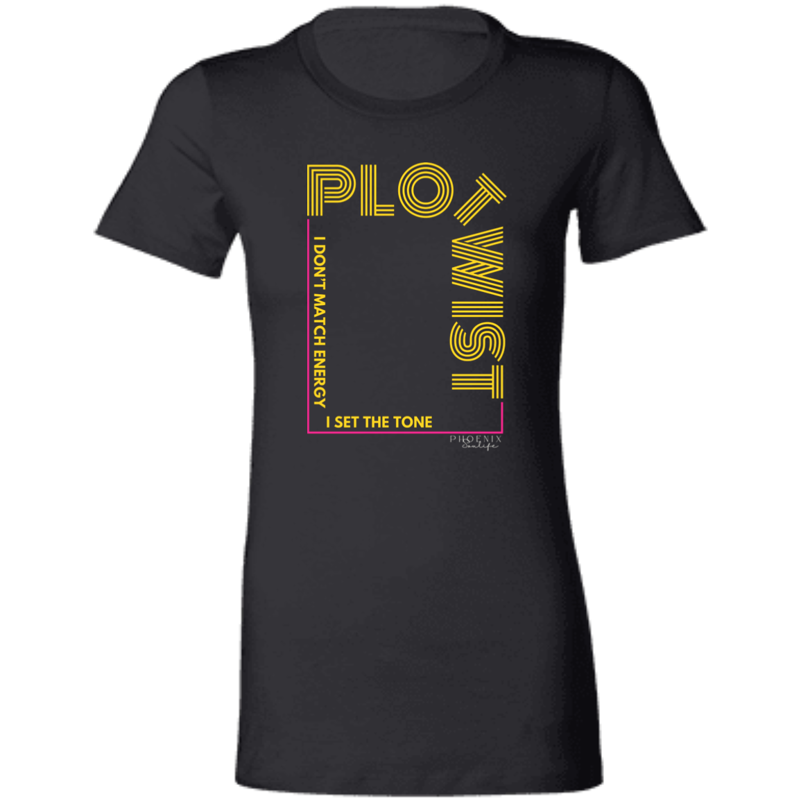 Plot Twist Fitted Tee